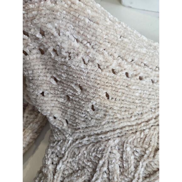 SUNDANCE Charming Chalet Chenille Seeater Large Cream - Picture 6 of 7